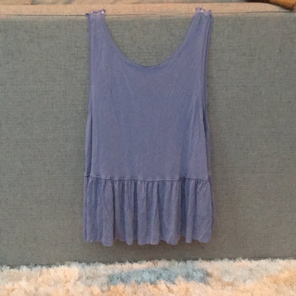 Woman’s Small Periwinkle blue low-backed tank top!